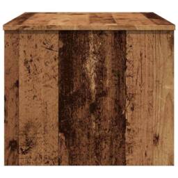 Berkfield Home Coffee Table Old Wood 80x50.5x41.5 cm Engineered Wood in Brown - thumbnail 6