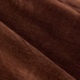 Yard Heavy Chenille Velvet Room Darkening Pencil Pleat Curtain Pair in Dark Brown - Size: 229 cm width x 183 cm drop - thumbnail 4