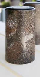 Luxform Solar LED Leaf Table Lantern in Copper - thumbnail 2