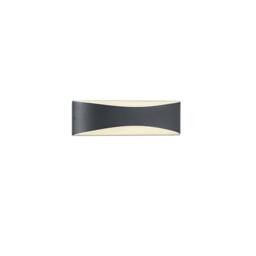 Netlighting Konda Modern Outdoor Flush Wall Lamp Anthracite 3000K IP65 UK Stock in Black - thumbnail 1