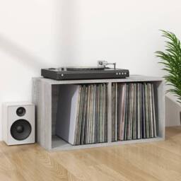 Berkfield Home Vinyl Storage Box Grey Sonoma 71x34x36 cm Engineered Wood - Size: 71 x 34 x 36 cm - thumbnail 6