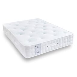 Rest Relax Sicily 1000 Pocket Sprung Tufted Mattress in White - Size: King - thumbnail 6
