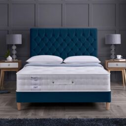 Rest Relax Sicily 1000 Pocket Sprung Tufted Mattress in White - Size: King