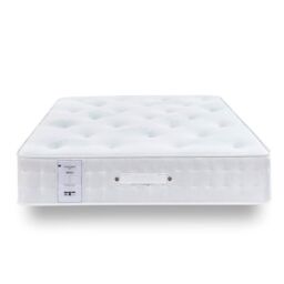 Rest Relax Sicily 1000 Pocket Sprung Tufted Mattress in White - Size: King - thumbnail 2