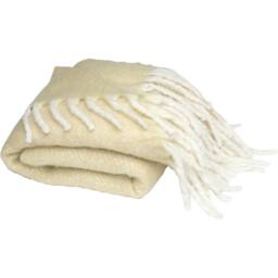 Floso Dolly Polyester Blanket in Beige - thumbnail 4