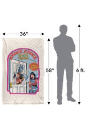 Steven Rhodes Knock Knock Who'S There Silky Super Soft Throw Blanket - Size: Large - thumbnail 3