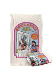 Steven Rhodes Knock Knock Who'S There Silky Super Soft Throw Blanket - Size: Large - thumbnail 2