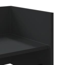 Berkfield Home Wall Shelf Black 70.5x35x30.5 cm Engineered Wood - thumbnail 7