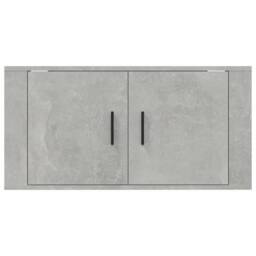 Berkfield Home Wall Mounted TV Cabinet Concrete Grey 80x34.5x40 cm - thumbnail 6