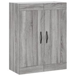Berkfield Home Wall Mounted Cabinet Grey Sonoma 69.5x34x90 cm Engineered Wood - thumbnail 2