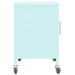 Berkfield Home Storage Cabinet Mint 60x35x56 cm Steel - Size: 60 x 35 x 56 cm - thumbnail 4