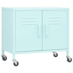 Berkfield Home Storage Cabinet Mint 60x35x56 cm Steel - Size: 60 x 35 x 56 cm - thumbnail 2