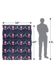 Hasbro Peppa Pig Santa Peppa Pattern Silky Touch Blanket 152x127cm in White - Size: 152x127 cm - thumbnail 5