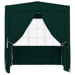 Berkfield Home Professional Party Tent with Side Walls 2x2 m Green 90 g/m? - thumbnail 3