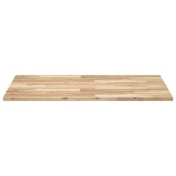 Berkfield Home Table Top Rectangular 120x70x2 cm Solid Wood Acacia in Brown - Size: 120 x 70 x 2 cm - thumbnail 4