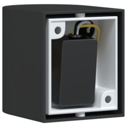 Berkfield Home Outdoor Wall Light Black Die-cast Aluminium - thumbnail 6