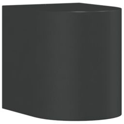 Berkfield Home Outdoor Wall Light Black Die-cast Aluminium - thumbnail 2
