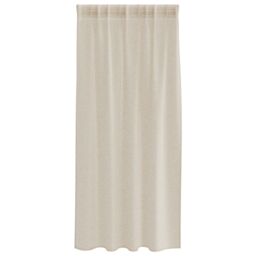Berkfield Home Curtains with Curtains 2 pcs Sand 140 x 175 cm Polyester in Beige - thumbnail 3