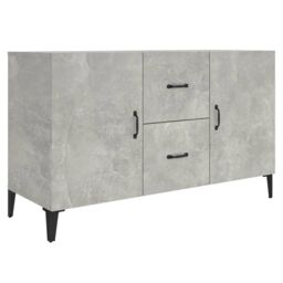 Berkfield Home Sideboard Concrete Grey 100x36x60 cm Engineered Wood - Size: 100 x 36 x 60 cm - thumbnail 2