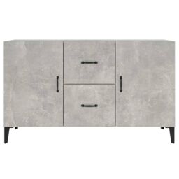 Berkfield Home Sideboard Concrete Grey 100x36x60 cm Engineered Wood - Size: 100 x 36 x 60 cm - thumbnail 5