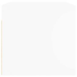 Berkfield Home Wall Cabinet with Glass Doors White 68.5x37x35 cm - thumbnail 7