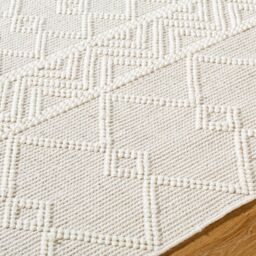 Livabliss Hygge Hand Woven Wool Global Rug in Cream - Size: 150 cm x 230 cm - thumbnail 4