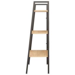 Berkfield Home 3-Tier Standing Shelf Light Brown & Black 56x35x108 cm - Size: 56 x 35 x 108 cm - thumbnail 4