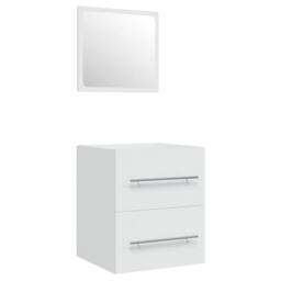 Berkfield Home Sink Cabinet with Built-in Basin White Engineered Wood - thumbnail 8