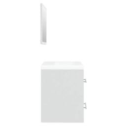 Berkfield Home Sink Cabinet with Built-in Basin White Engineered Wood - thumbnail 7