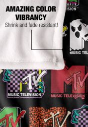 MTV Halloween Logos Silky Touch Super Soft Throw Blanket 152 X 127 cm in White - thumbnail 4