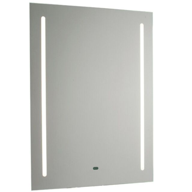 Loops IP44 LED Bathroom Mirror 70cm x 50cm Vanity Light IR Switch & Dual Shaver Socket - Size: 70 cm x 50 cm - image 1
