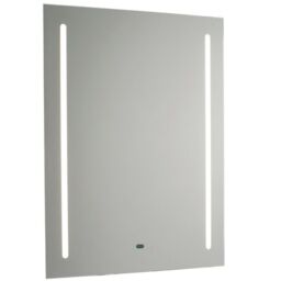 Loops IP44 LED Bathroom Mirror 70cm x 50cm Vanity Light IR Switch & Dual Shaver Socket - Size: 70 cm x 50 cm - thumbnail 1