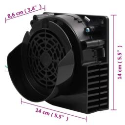 Berkfield Home LED String Lights with 110 LEDs & Fan 1100 cm - thumbnail 8