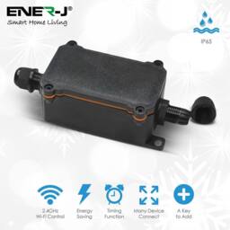 ENER-J Smart WiFi Outdoor Relay Switch White 240V - thumbnail 3