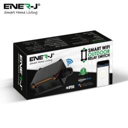 ENER-J Smart WiFi Outdoor Relay Switch White 240V - thumbnail 2