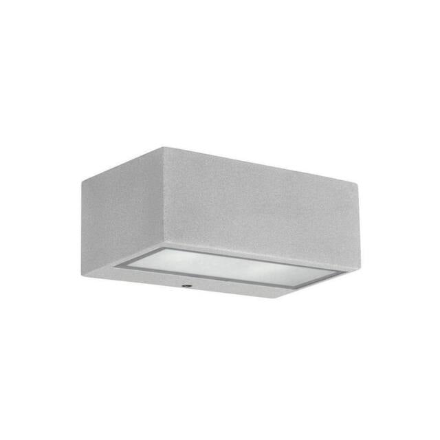 Netlighting Nemesis Aluminium 1 Light Outdoor Wall Light Grey IP44 - image 1