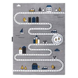 RugsX Petit Rug in Grey - Size: 80 cm x 150 cm - thumbnail 2