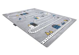 RugsX Petit Rug in Grey - Size: 80 cm x 150 cm - thumbnail 3
