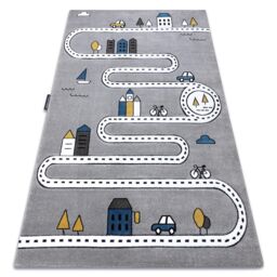 RugsX Petit Rug in Grey - Size: 80 cm x 150 cm - thumbnail 1