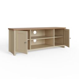GFW Lancaster Large TV Cabinet in Cream - thumbnail 4