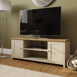 GFW Lancaster Large TV Cabinet in Cream - thumbnail 2