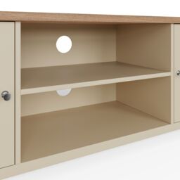 GFW Lancaster Large TV Cabinet in Cream - thumbnail 7