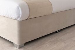 Belledorm Faux Suede Deep Base Wrap in Beige - Size: Double - thumbnail 2