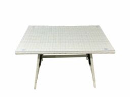 Fimous Outdoor Rattan Garden Furniture Set Patio 4 Chairs Plus Rectangular Dining Table Sets Light Grey Mixed - thumbnail 5