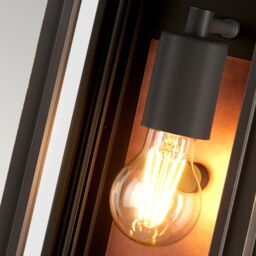 Netlighting Hinkley Sutcliffe Outdoor 1 Light Wall Lantern Oil Rubbed Bronze IP44 in Brown - thumbnail 4