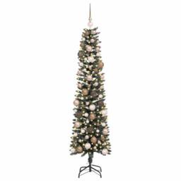 Berkfield Home Artificial Christmas Tree with Stand Green 50.5 x 50.5 x 180 cm - thumbnail 3