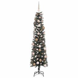 Berkfield Home Artificial Christmas Tree with Stand Green 50.5 x 50.5 x 180 cm - thumbnail 4