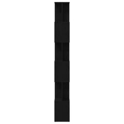 Berkfield Home Bookcase Black Oak 80x24x190.5 cm Engineered Wood - thumbnail 6