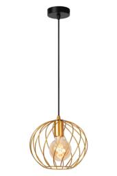Netlighting Danza Classic Pendant Light Ø 25cm 1xE27 Matt Gold Brass