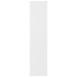 Berkfield Home Book Cabinet White 50x25x106 cm Engineered Wood - Size: 50 x 25 x 106 cm - thumbnail 5